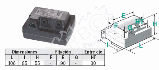 Imagen de TRANSFORMADOR SPARK 18DSGW